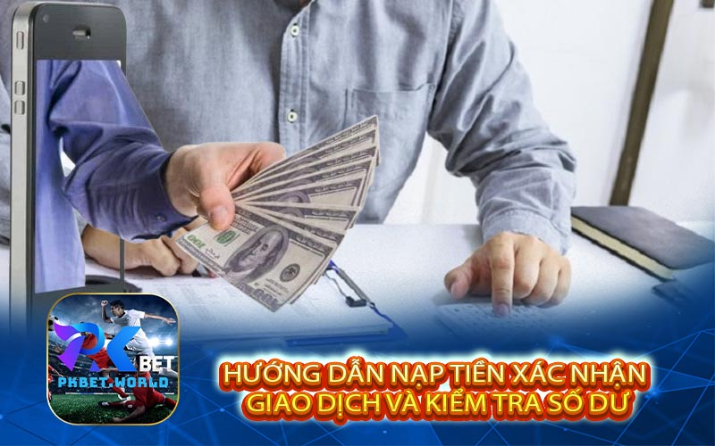 Hướng dẫn nạp tiền xác nhận giao dịch và kiểm tra số dư